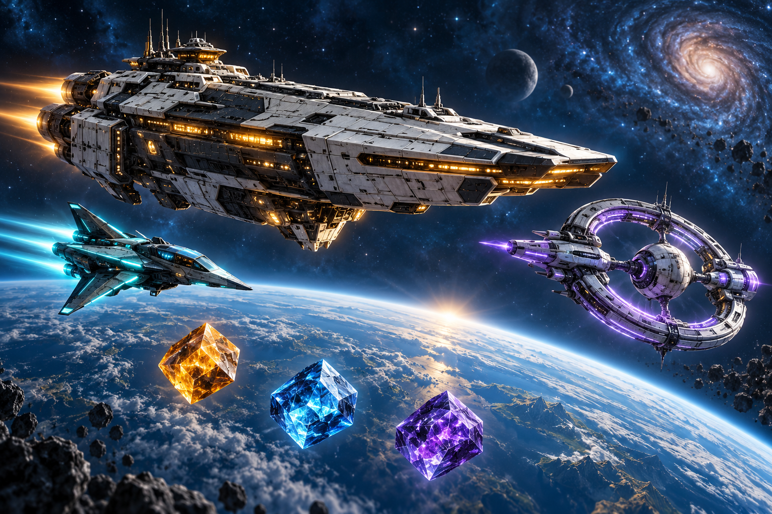 Space Combat Draft project illustration